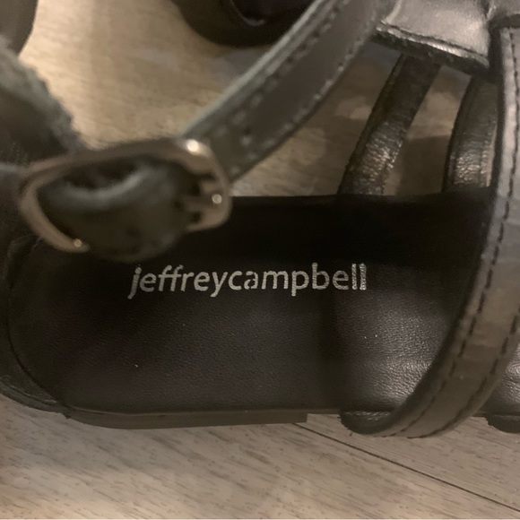Jeffrey Campbell | TOP-2 black leather gladiator sandal (like new) - Picture 12 of 14
